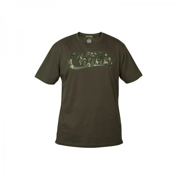 Fox Chunk Khaki Camo Print T-Shirt 2 Fox Chunk Khaki Camo Print T-Shirt - Afbeelding 2