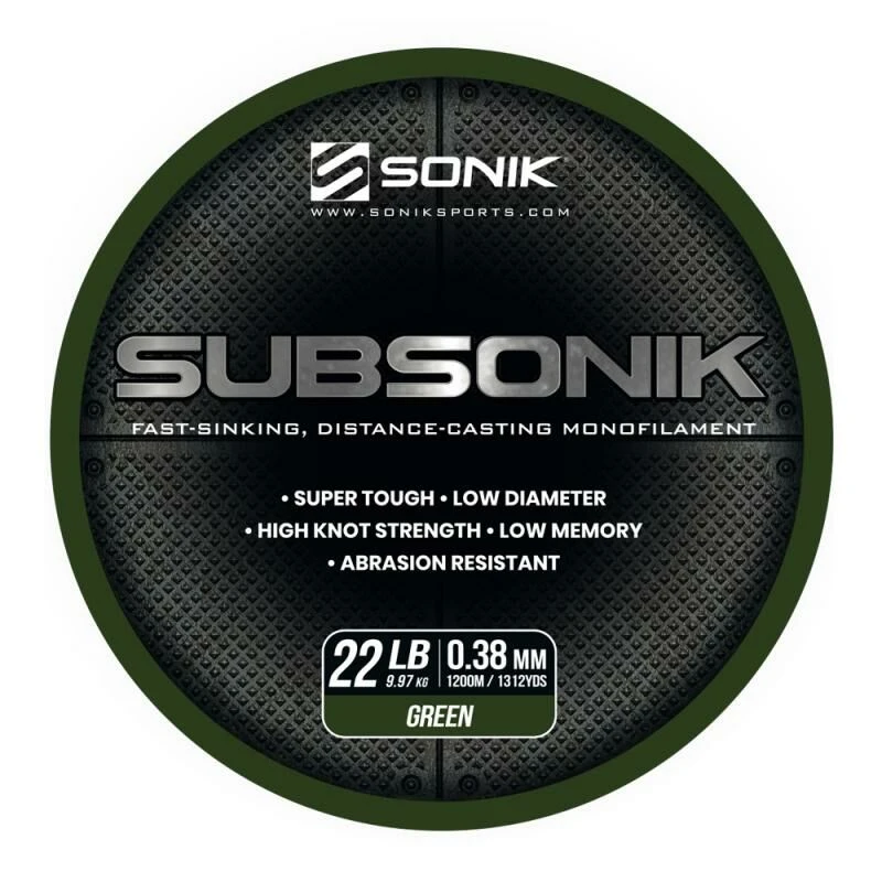 Sonik Subsonik Monofilament Green 1200M 4 Sonik Subsonik Monofilament Green 1200M - Afbeelding 4
