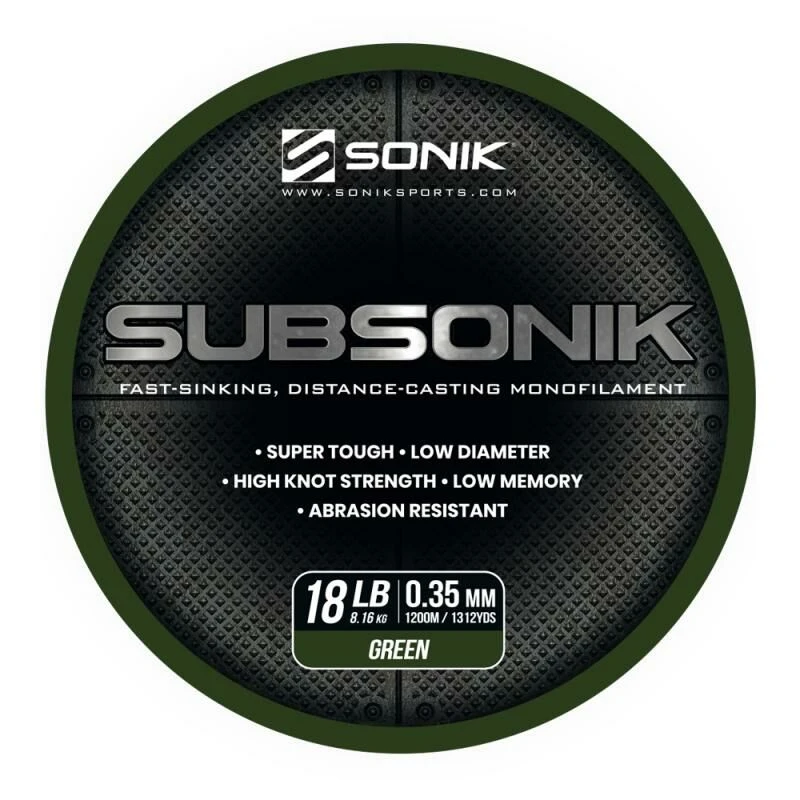Sonik Subsonik Monofilament Green 1200M 3 Sonik Subsonik Monofilament Green 1200M - Afbeelding 3