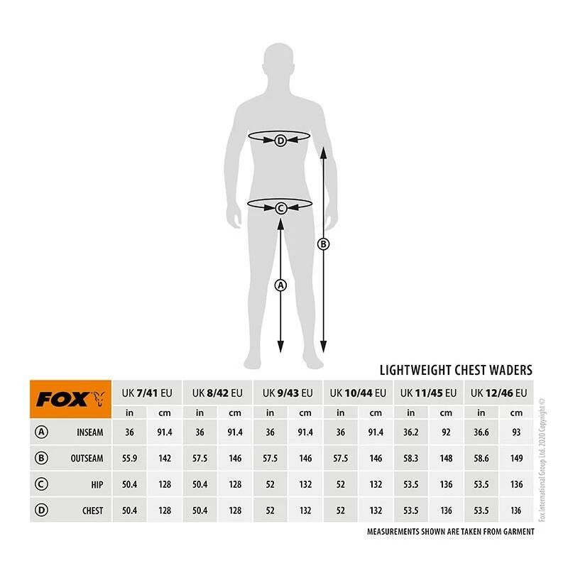 Fox Lightweight Green Waders 8 Fox Lightweight Green Waders - Afbeelding 8