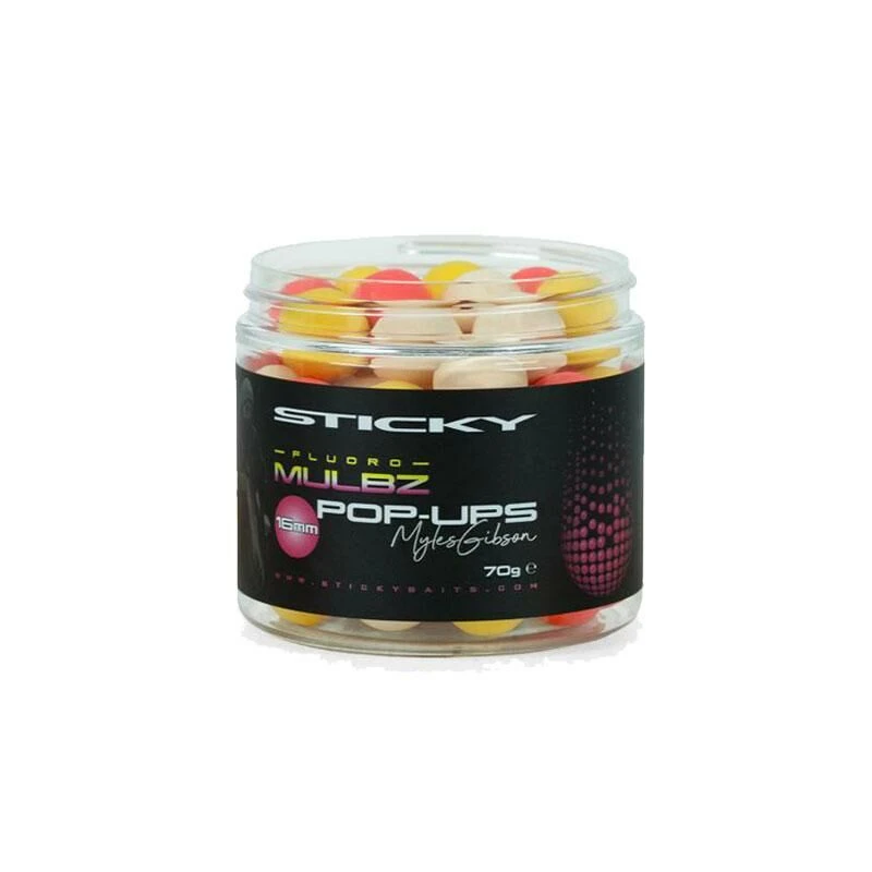Sticky Baits Sticky Mulbz Pop-Ups 16mm - 70gr 2 Sticky Baits Sticky Mulbz Pop-Ups 16mm - 70gr - Afbeelding 2