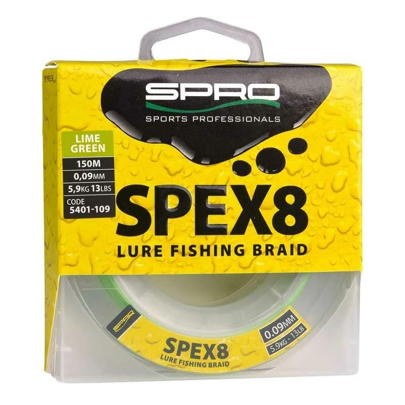 Spro Spex8 Braid Lime Green 150m 1 Spro Spex8 Braid Lime Green 150m