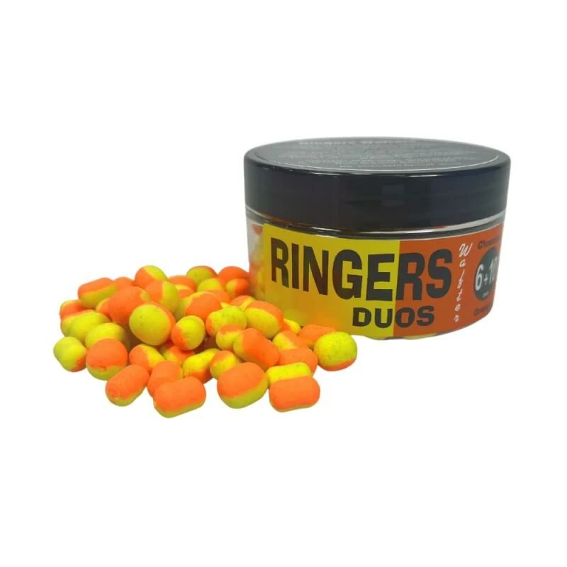 Ringers Wafters Duos Yellow & Orange 6&10mm 1 Ringers Wafters Duos Yellow & Orange 6&10mm
