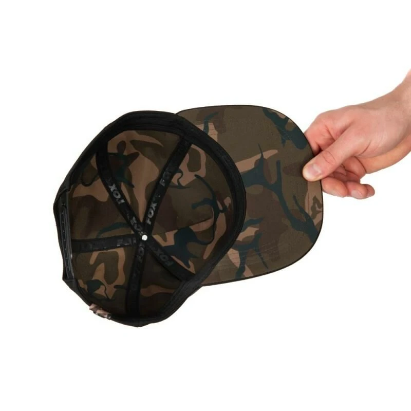 Fox Black / Camo Snapback Cap 5 Fox Black / Camo Snapback Cap - Afbeelding 5