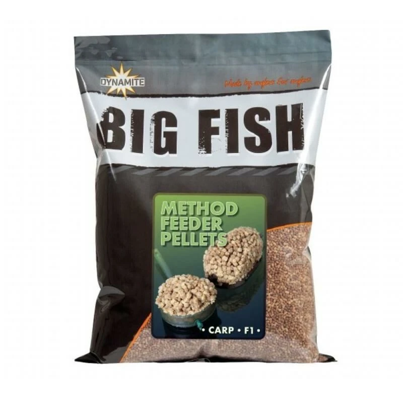Dynamite Baits Big Fish Method Feeder Pellets 1.8kg 1 Dynamite Baits Big Fish Method Feeder Pellets 1.8kg