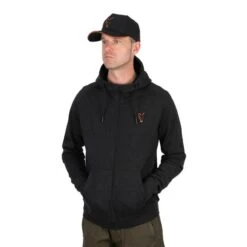 Fox Collection LW Hoody Black & Orange