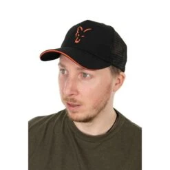 Fox Collection Trucker Cap Black & Orange -Hengelnl Winkel 4507618Fox Collection Trucker Cap Black Orange 6