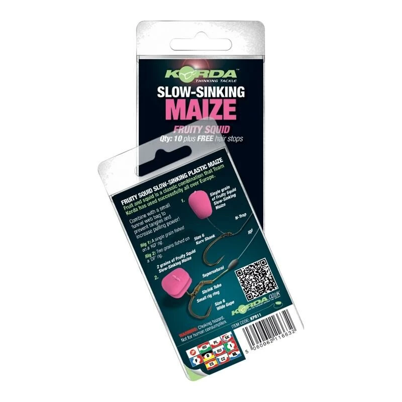 Korda Slow Sink Maize Fruity Squid Pink 1 Korda Slow Sink Maize Fruity Squid Pink