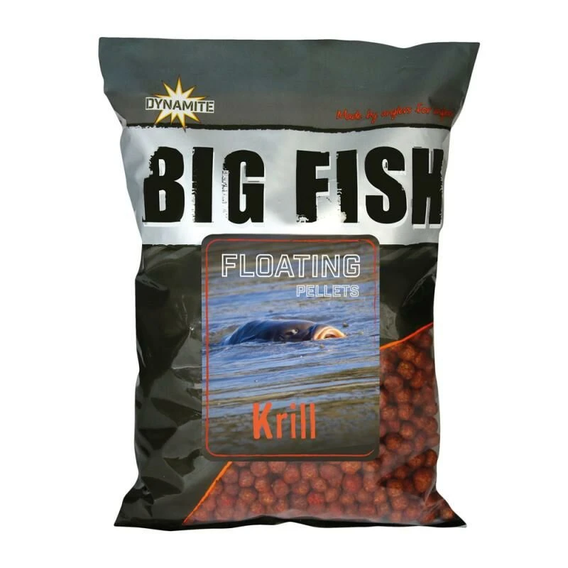 Dynamite Big Fish Floating Pellets Krill 1.1kg 1 Dynamite Big Fish Floating Pellets Krill 1.1kg