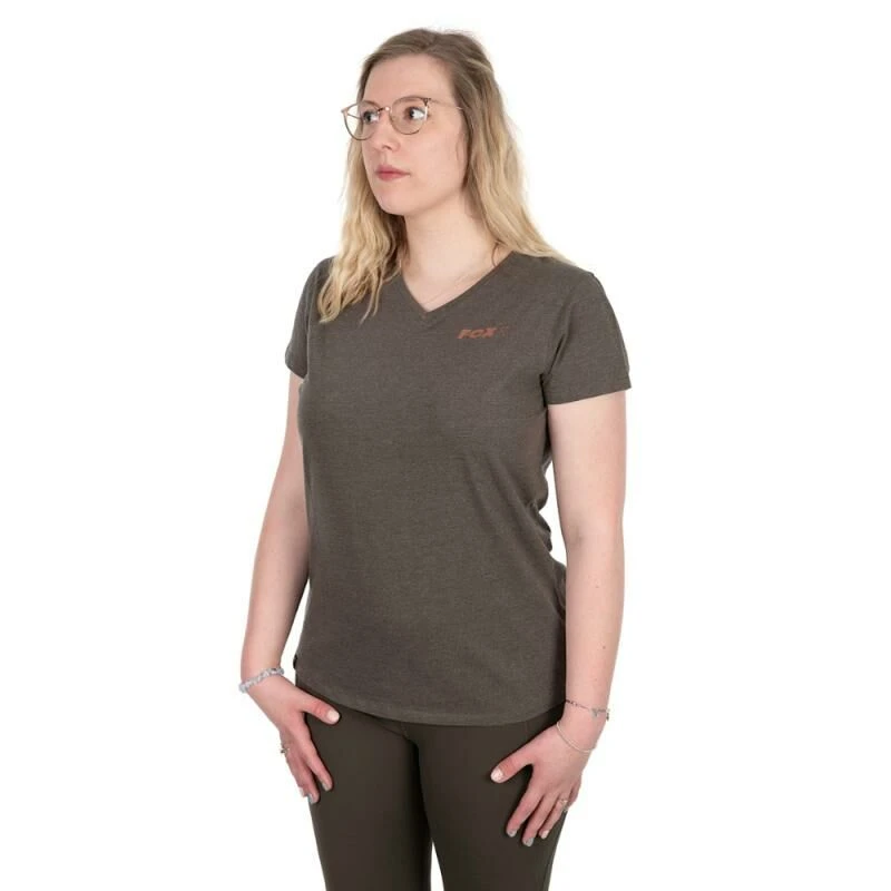 Fox Womens V-Neck T-Shirt 1 Fox Womens V-Neck T-Shirt
