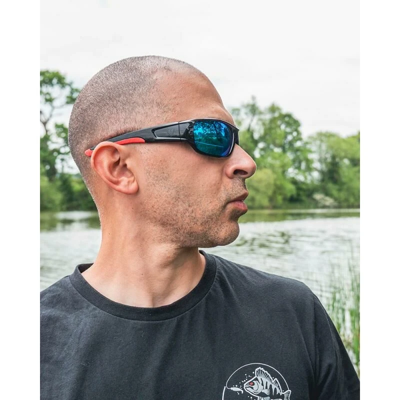 Fox Rage Shield Wraps Brown Lense Mirror Blue 8 Fox Rage Shield Wraps Brown Lense Mirror Blue - Afbeelding 8