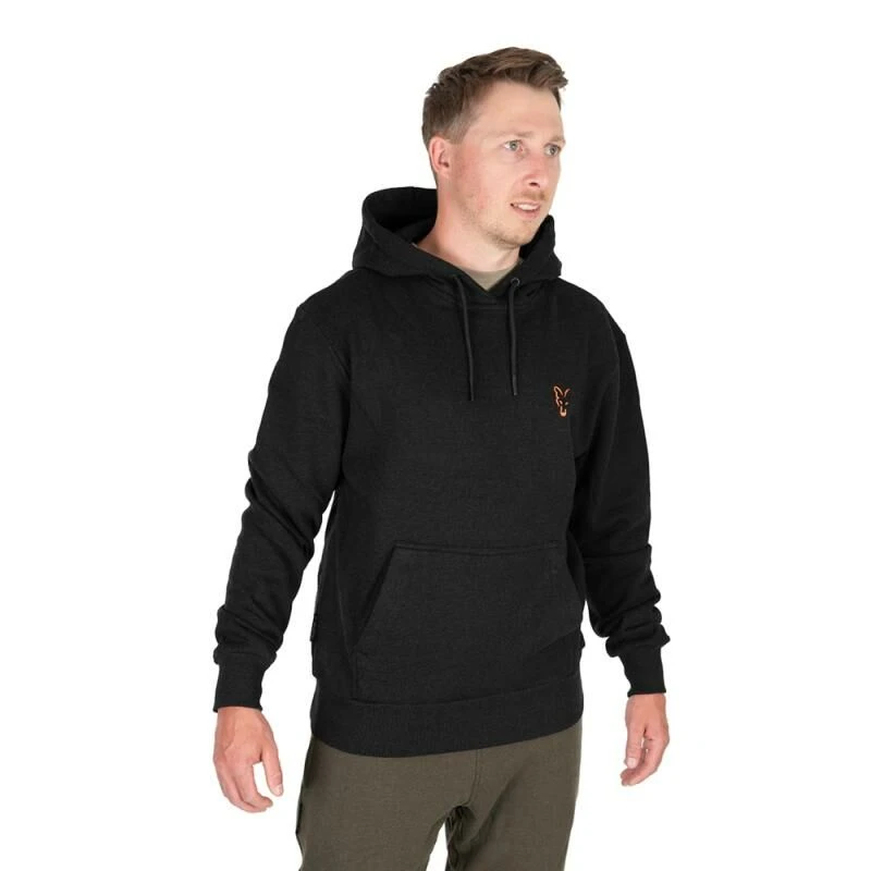 Fox Collection Hoody Black & Orange 2 Fox Collection Hoody Black & Orange - Afbeelding 2