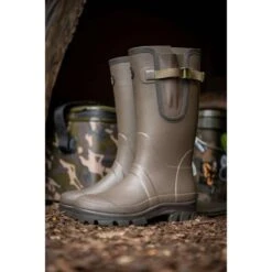 Fox Neoprene Lined Camo/Khaki Rubber Boot 10 Fox Neoprene Lined Camo/Khaki Rubber Boot -Hengelnl Winkel 4998080Fox Neoprene Lined Camo Khaki Rubber Boot 3