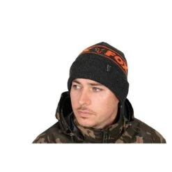 Fox Collection Beanie Black/Orange -Hengelnl Winkel 4999929Fox Collection Beanie Black Orange 3