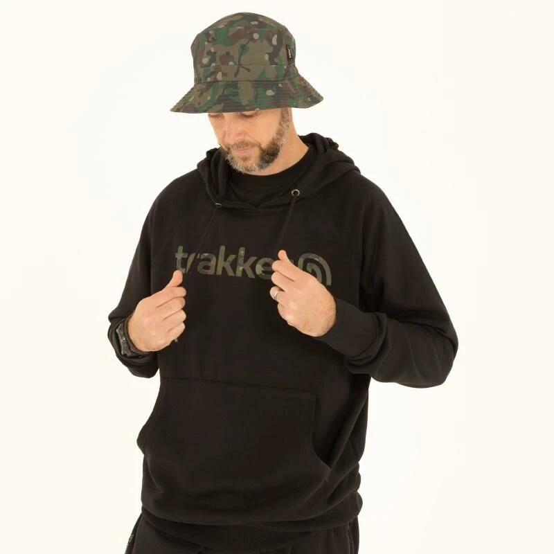 Trakker CR Logo Hoody Black Camo 4 Trakker CR Logo Hoody Black Camo - Afbeelding 4
