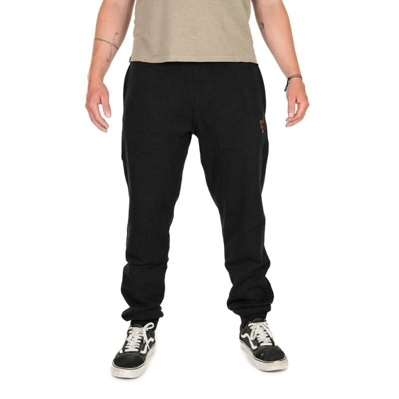 Fox Collection Joggers Black & Orange 4 Fox Collection Joggers Black & Orange - Afbeelding 4