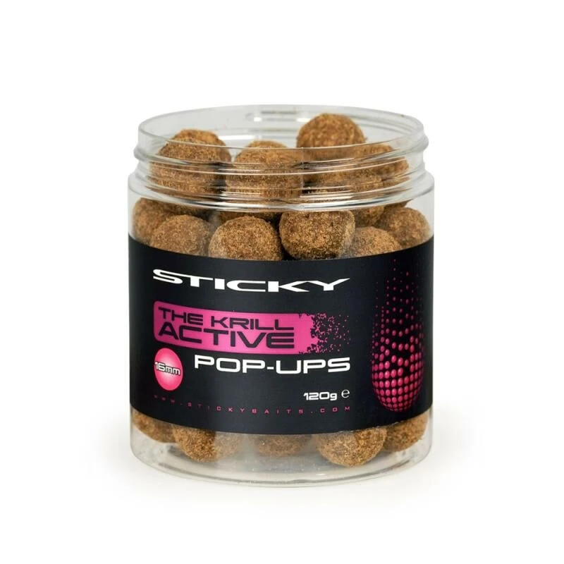 Sticky Baits Sticky The Krill Active Pop-Ups 16mm 1 Sticky Baits Sticky The Krill Active Pop-Ups 16mm