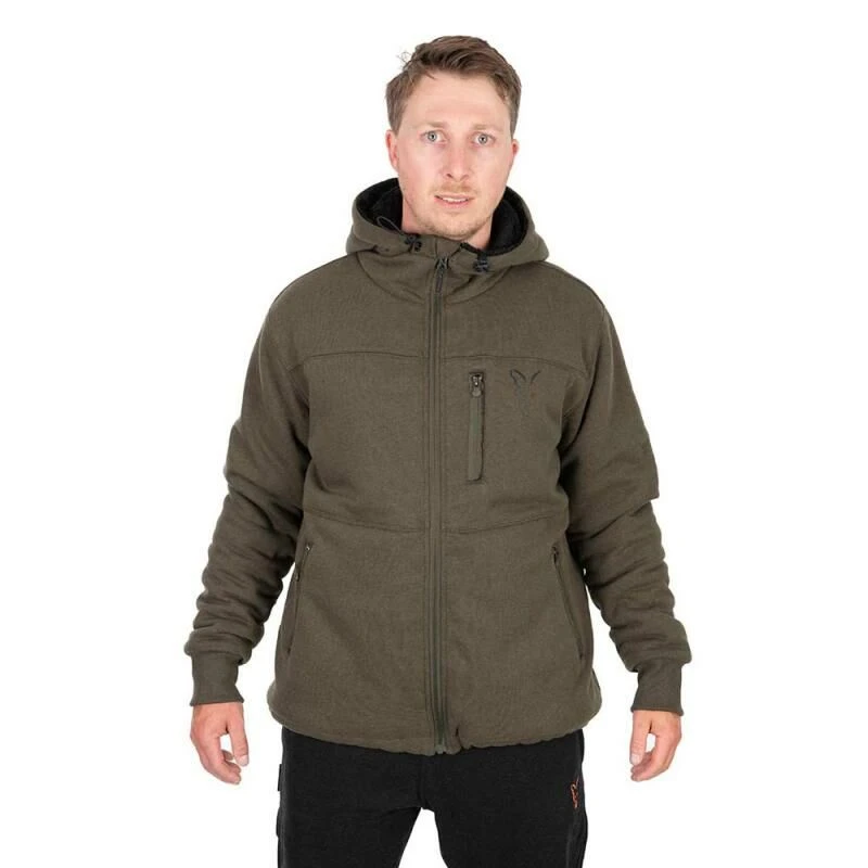 Fox Collection Sherpa Jacket Green/Black 1 Fox Collection Sherpa Jacket Green/Black