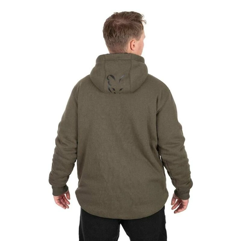 Fox Collection Sherpa Jacket Green/Black 3 Fox Collection Sherpa Jacket Green/Black - Afbeelding 3