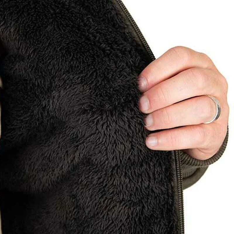 Fox Collection Sherpa Jacket Green/Black 5 Fox Collection Sherpa Jacket Green/Black - Afbeelding 5