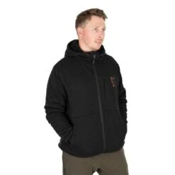 Fox Collection Sherpa Jacket Black/Orange