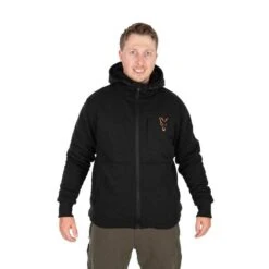 Fox Collection Sherpa Jacket Black/Orange -Hengelnl Winkel 5304855Fox Collection Sherpa Jacket Black Orange 2