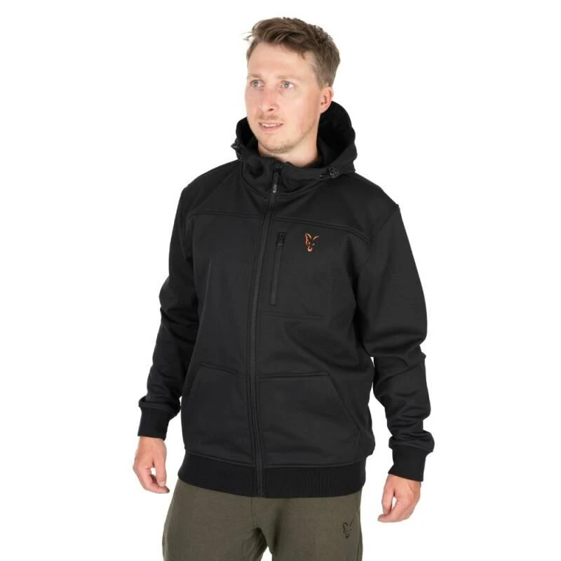 Fox Collection Soft Shell Jacket Black/Orange 1 Fox Collection Soft Shell Jacket Black/Orange