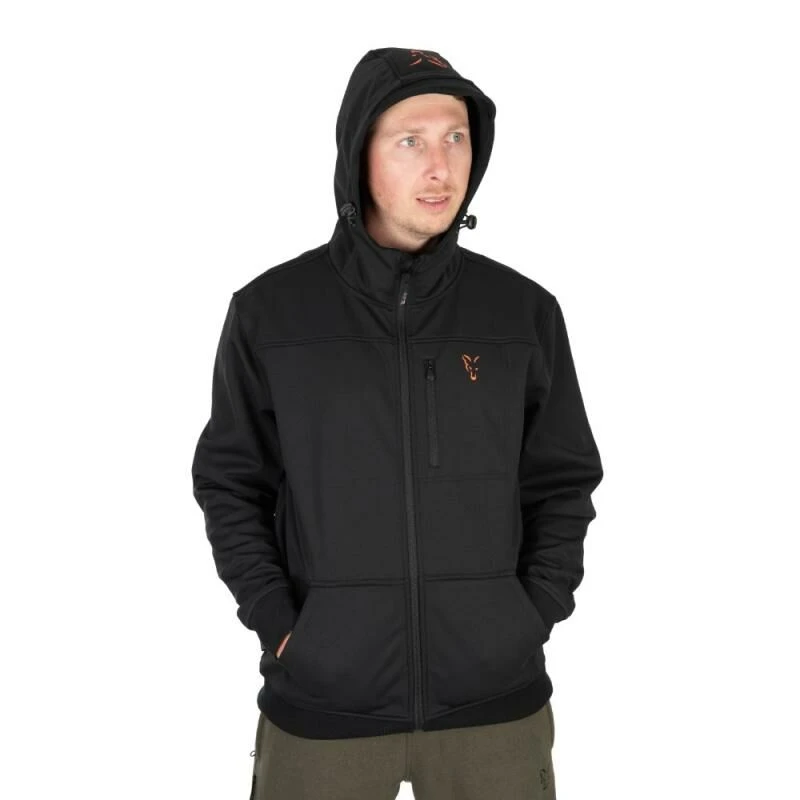 Fox Collection Soft Shell Jacket Black/Orange 4 Fox Collection Soft Shell Jacket Black/Orange - Afbeelding 4