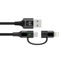 Wolf Powertech 2 In 1 Charging Cable