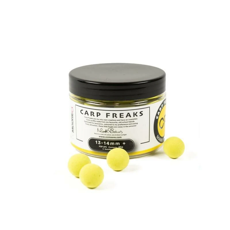 CC Moore Carp Freaks + Pop Ups Yellow 13-14mm 2 CC Moore Carp Freaks + Pop Ups Yellow 13-14mm - Afbeelding 2