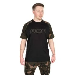 Fox Black Camo Outline T-Shirt