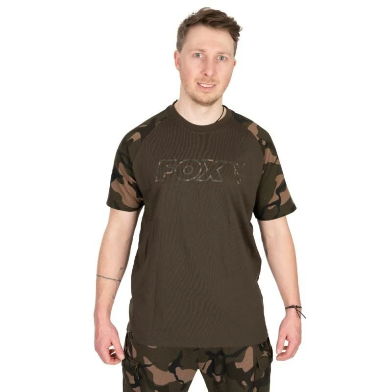 Fox Khaki Camo Outline T-Shirt 1 Fox Khaki Camo Outline T-Shirt