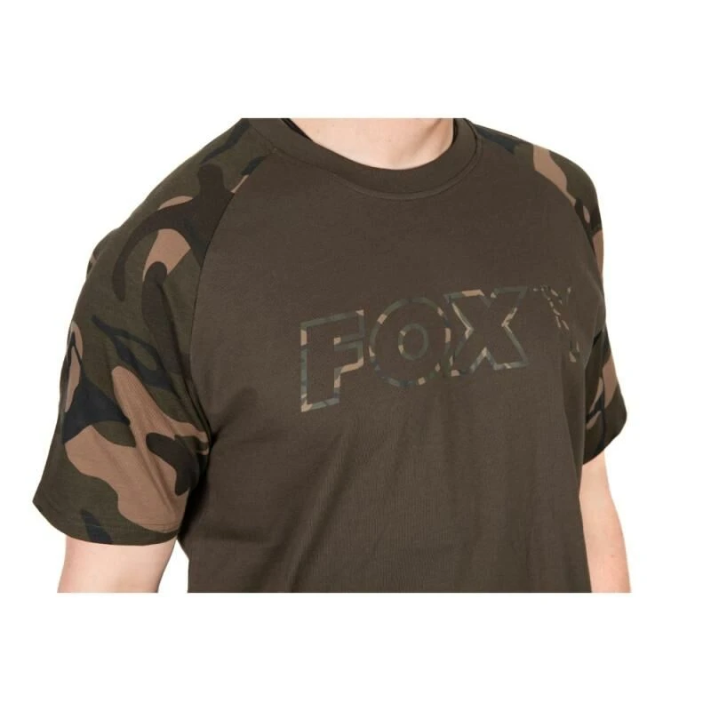 Fox Khaki Camo Outline T-Shirt 4 Fox Khaki Camo Outline T-Shirt - Afbeelding 4