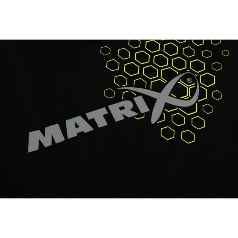 Matrix Hex Print T-Shirt Black 3 Matrix Hex Print T-Shirt Black - Afbeelding 3