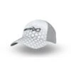Matrix Hex Print Baseball Cap White