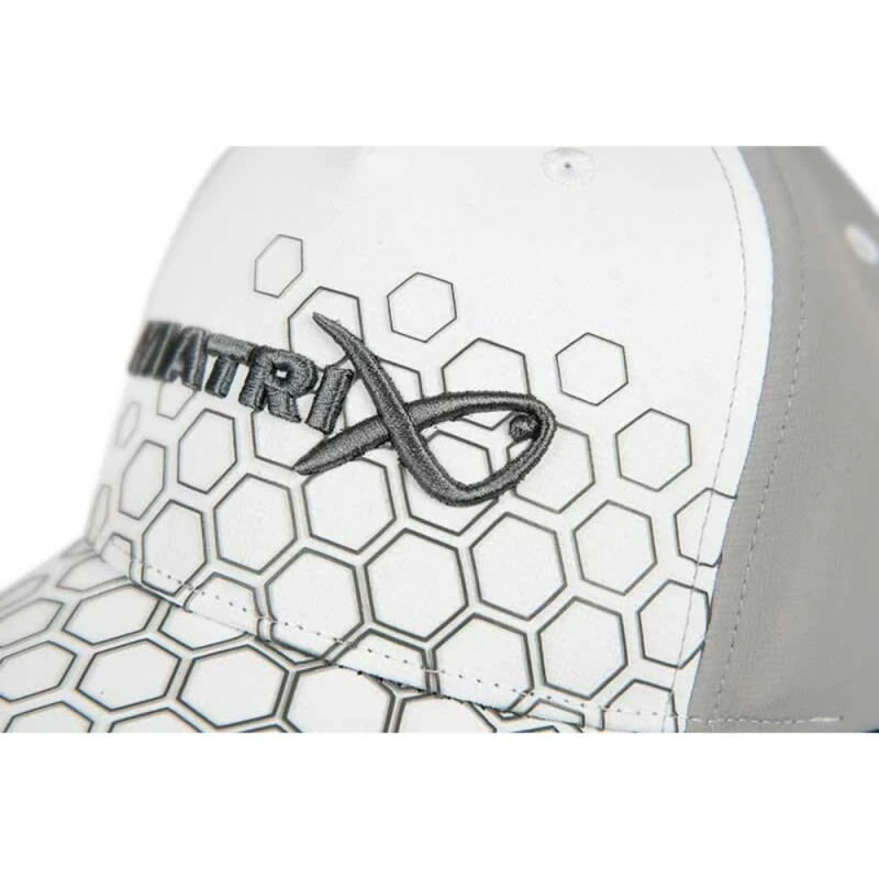 Matrix Hex Print Baseball Cap White 2 Matrix Hex Print Baseball Cap White - Afbeelding 2