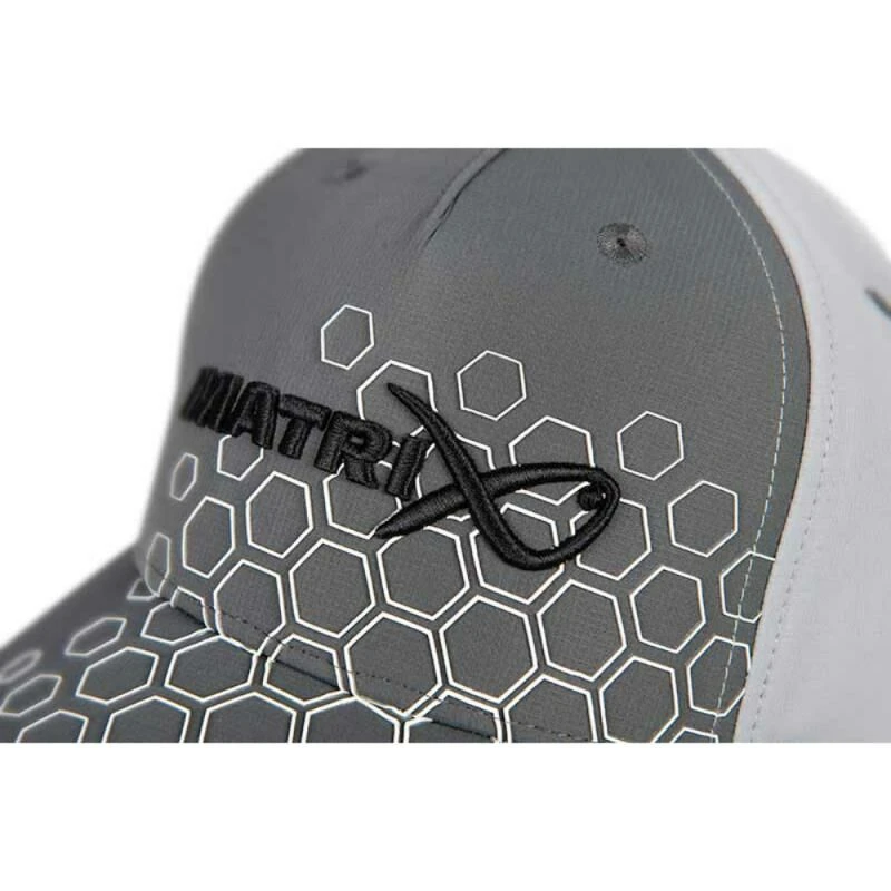 Matrix Hex Print Baseball Cap Grey 2 Matrix Hex Print Baseball Cap Grey - Afbeelding 2