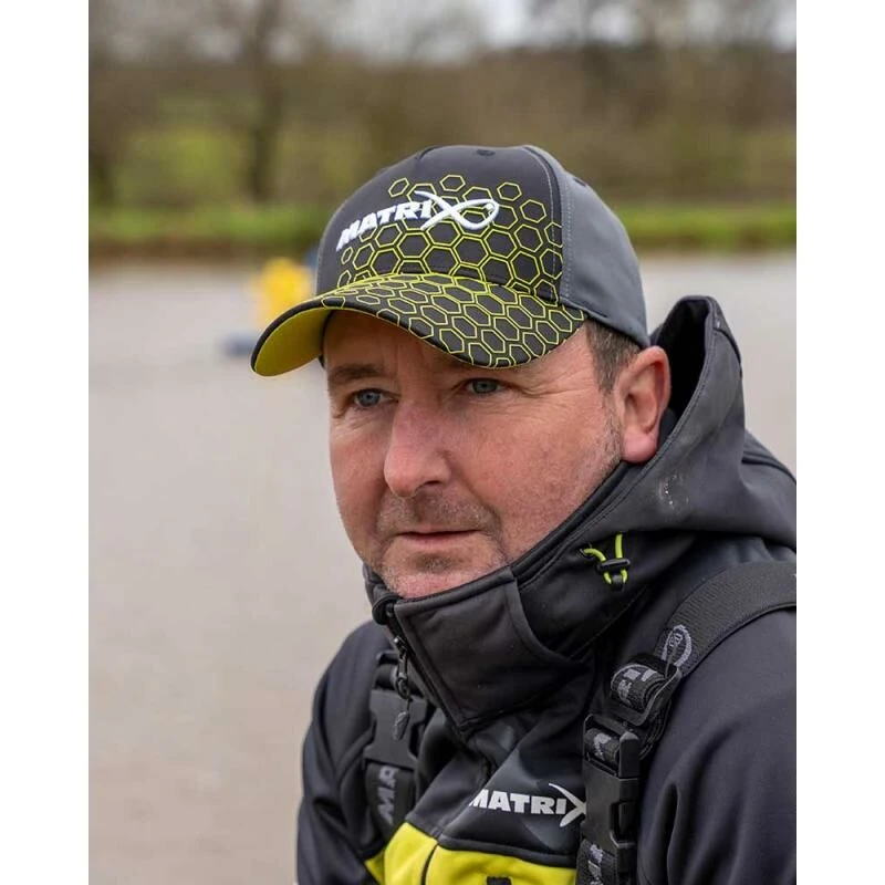 Matrix Hex Print Baseball Cap Black 3 Matrix Hex Print Baseball Cap Black - Afbeelding 3