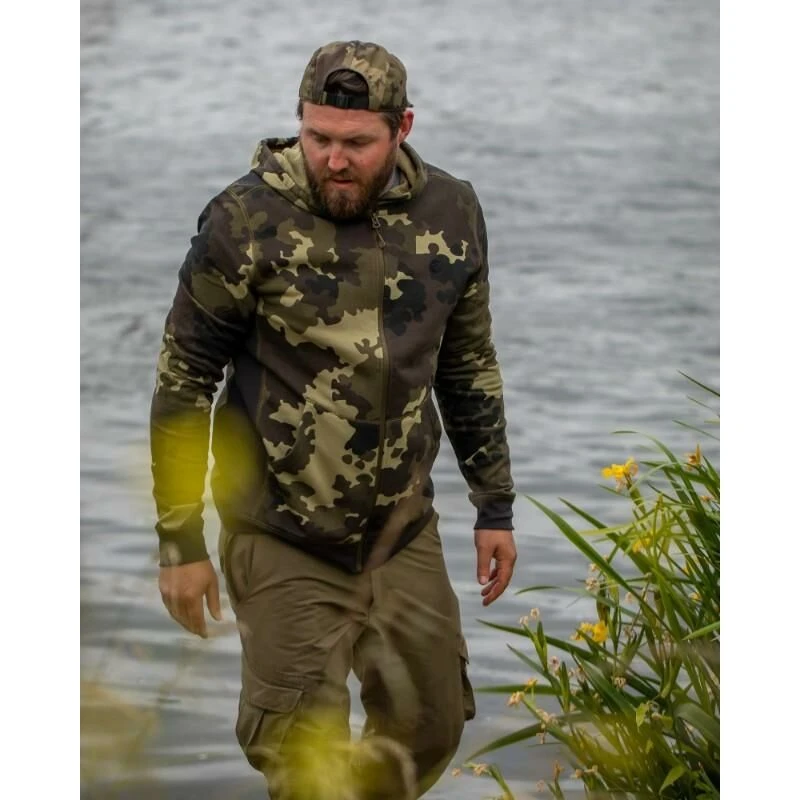 Korda Zip Hoodie Dark Kamo 3 Korda Zip Hoodie Dark Kamo - Afbeelding 3