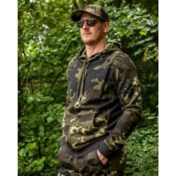 Korda Zip Hoodie Dark Kamo 9 Korda Zip Hoodie Dark Kamo -Hengelnl Winkel 5618136Korda Zip Hoodie Dark Kamo 3
