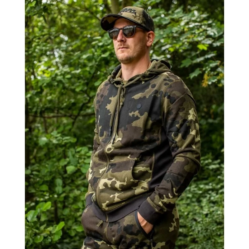 Korda Zip Hoodie Dark Kamo 4 Korda Zip Hoodie Dark Kamo - Afbeelding 4