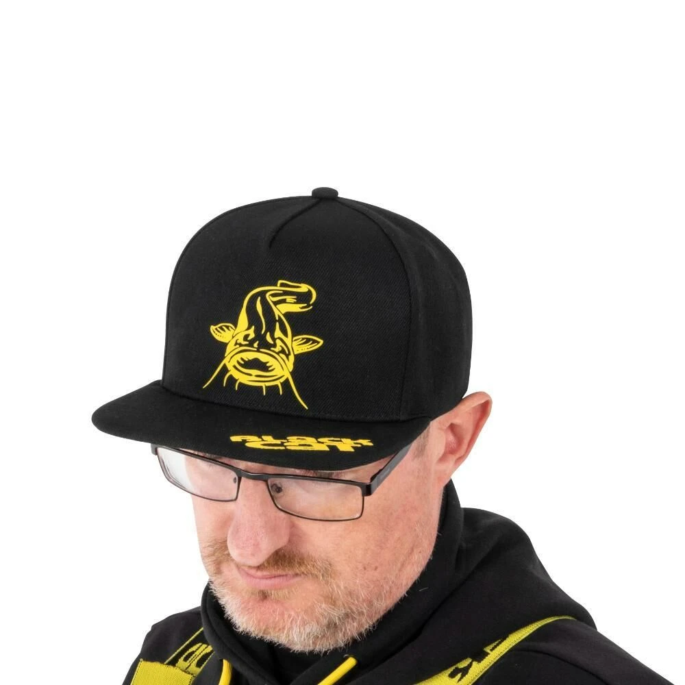 Black Cat Flat Peak Cap 1 Black Cat Flat Peak Cap