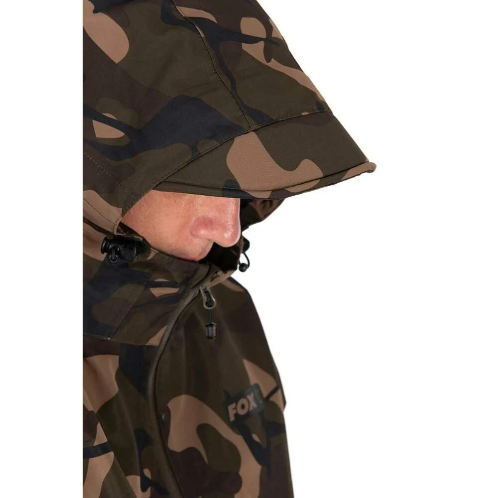 Fox Aquos RS25K Rain Jacket Khaki/Camo Large 7 Fox Aquos RS25K Rain Jacket Khaki/Camo Large - Afbeelding 7