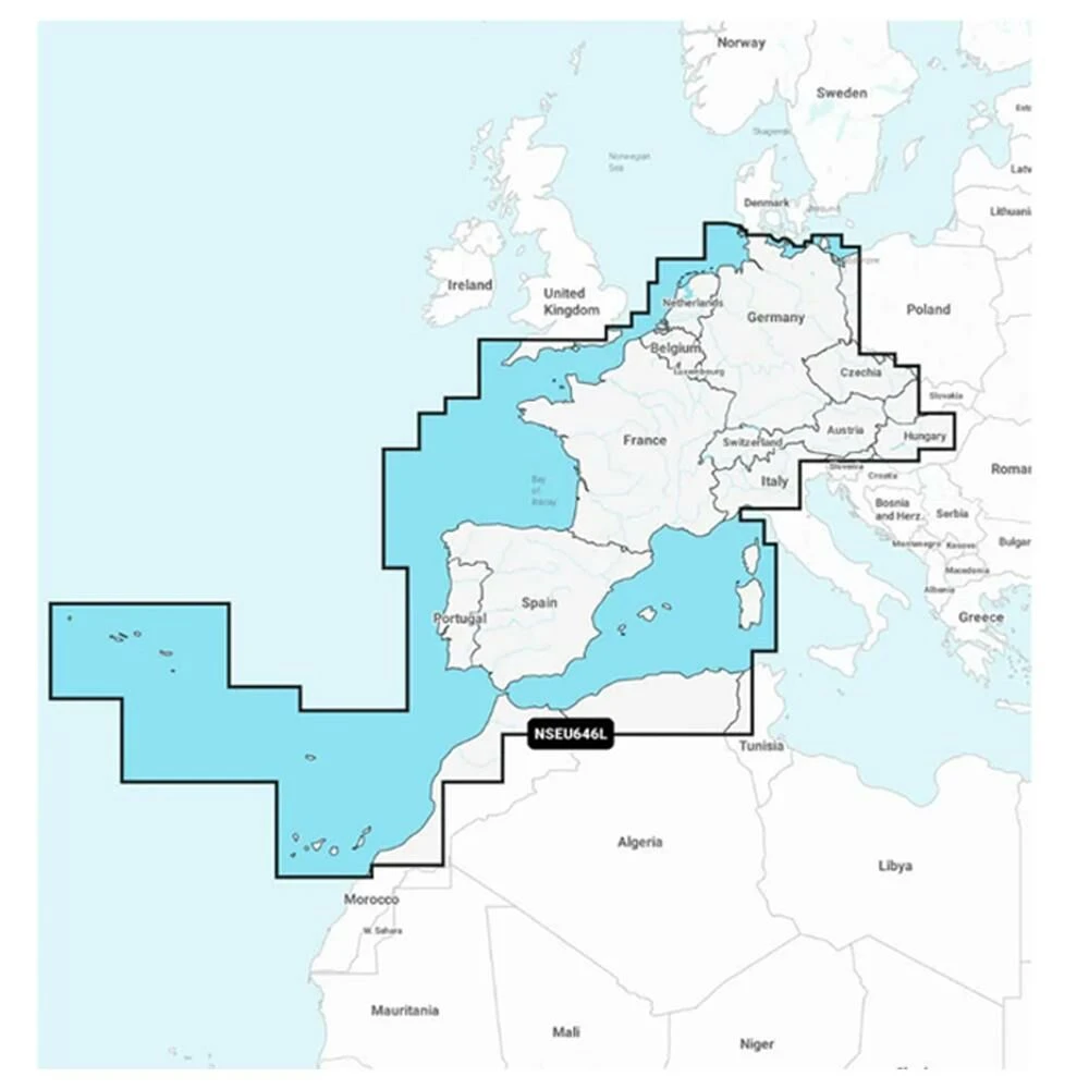 Navionics+ Waterkaart Europa, Midden En West 2 Navionics+ Waterkaart Europa, Midden En West - Afbeelding 2